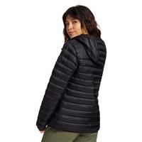 Women's Evergreen Down Collar Jacket - True Black - Women's Evergreen Down Hooded Jacket                                                                                                                  