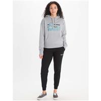 Marmot Coastal Hoody - Women's - Sleet Heather / Cascade Blue
