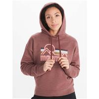 Marmot Coastal Hoody - Women's - Winestone Heather / Rosewood Pink