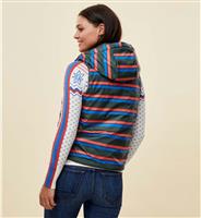 Women's Vesta Reversible Hooded Vest - Forest Stripe