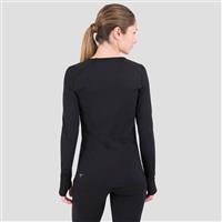 Women's 2.0 Cloud Nine Midweight Performance Baselayer Scoop Shirt - Black