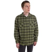 Men's Favorite Long Sleeve Flannel - Forest Moss Buffalo Plaid