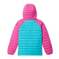 Toddler Girl's Powder Lite Hooded Jacket - Geyser / Pink Ic (338)