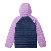 Girl's Powder Lite Hooded Jacket - Nocturnal / Gumd (469)
