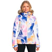 Women's Roxy Jet Ski Jacket - Bright White Pansy Pansy (WBB4)