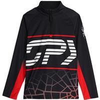 Boys Web 1/2 Zip - Black