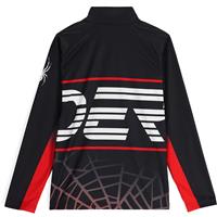 Boys Web 1/2 Zip - Black