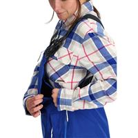 Women's Solitaire GTX Shell Bib Pants - Electric Blue