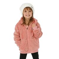 Kid's Suave Oso Full-Zip Hoodie - Shady Rose