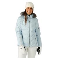 Women's Cervinia Faux Fur Parka - Ice Blue -                                                                                                                                                       
