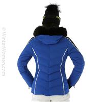 Women's Courchevel Faux Fur Parka - Sapphire -                                                                                                                                                       