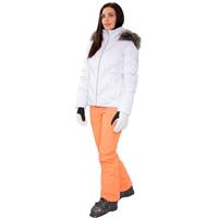 Women's Bombshell Jacket - White Satin (22038)