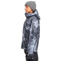 Boys Mission Printed Jacket - True Black Quiet Storm (KVJ1)