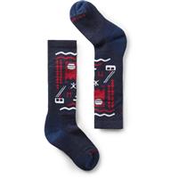 Kids Wintersport Full Cushion Ski Day OTC Socks - Deep Navy
