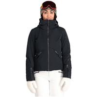 Women's Pinnacle GTX Infinium Down Jacket No Faux Fur - Black -                                                                                                                                                       