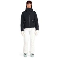 Women's Pinnacle GTX Infinium Down Jacket No Faux Fur - Black -                                                                                                                                                       