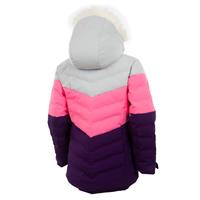 Girls Nola Jacket - Oyster / Neon Pink / Amethyst -                                                                                                                                                       