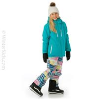 Girls Zara Jacket - Tropical Green -                                                                                                                                                       
