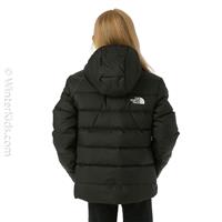 Girls Reversible North Down Hooded Jacket - TNF Black -                                                                                                                                                       