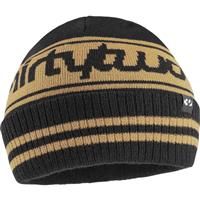Double Beanie - Black / Tan