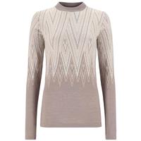 Women's Juliane Wool Long Sleeve Crew - Warm Grey