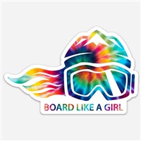3" Tie-Dye Sticker