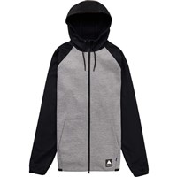 Men's Crown Weatherproof Full-Zip Fleece - Gray Heather / True Black (26)