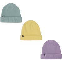 Recycled DND Beanie - 3 Pack - Washed Lavender / Light Teal / Glow Yellow Green