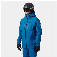 Men's Alpha Long Shell Jacket - Cerulean Blue