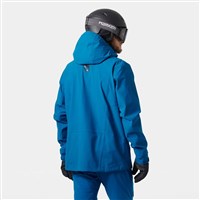 Men's Alpha Long Shell Jacket - Cerulean Blue
