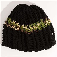 The Lampshade Mid Beanie - Camo / Black