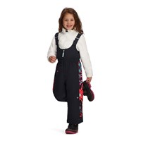 Girl's Snoverall Stripe Bib Pant - Black