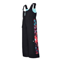 Girl's Snoverall Stripe Bib Pant - Black