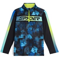 Boy's Jacobs 1/2 Zip - Cobalt Block Camo