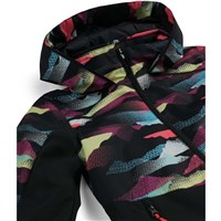 Girl's Conquer Jacket - Multi Mountain Print