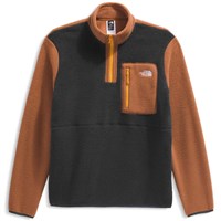 Men's Yumiori 1/4 Zip - Asphalt Grey / Burnt Umber / Summit Gold