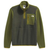 Men's Yumiori 1/4 Zip - New Taupe Green / Woodland Green / Deep Dijon
