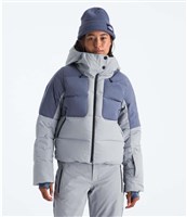 Women's Cold Spell Cropped Down Jacket - Blue Flax / Twilight Galaxy