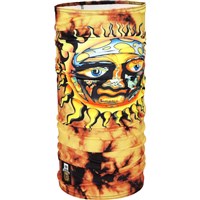 Double Layer  Face Warmer - Sublime Orange Tie Dye