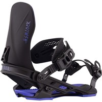 Men's Hemlock Snowboard Bindings - Black / Purple