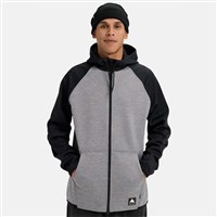 Men's Crown Weatherproof Full-Zip Fleece - Gray Heather / True Black (26)