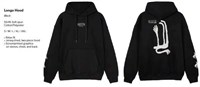 Men's Longo  Snowboard Hoodie - Black