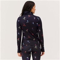 Women's Multi Skiers Turtleneck - Black