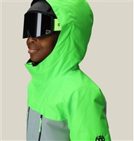 Boys Geo Insulated Jacket - Borealis Green Colorblock