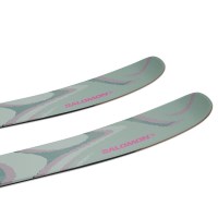 Unisex N QST 100 Cosmic Sky Ski - Iceberg Green / Nirvana / Rhodamine