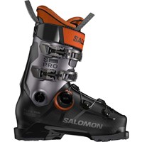 Men's S/Pro Supra BOA 110 Ski Boots - Black / Beluga Met / Orange Tiger