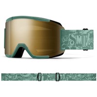 Squad Goggle - Cactus Zine Frame w/ ChromaPop Sun Black Gold Mirror + Clear Lenses (M006683QW99MN)