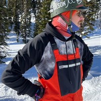 Men's Water - Repellent  Hoodie with Stash Pocket - Tie Dye