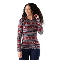 Women's Merino 250 Base Layer Crew - Currant Alpine Apres