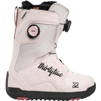 Women's Lashed Double Boa Boots - Pink